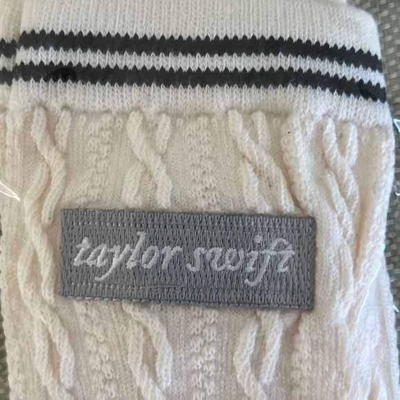 New Taylor Swift Cardigan Socks Folklore Authentic Official Swiftie Merch - Picture 3 of 3